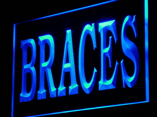 Braces Display Lure Shop Neon Light Sign